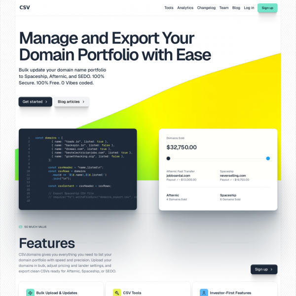 csv.domains